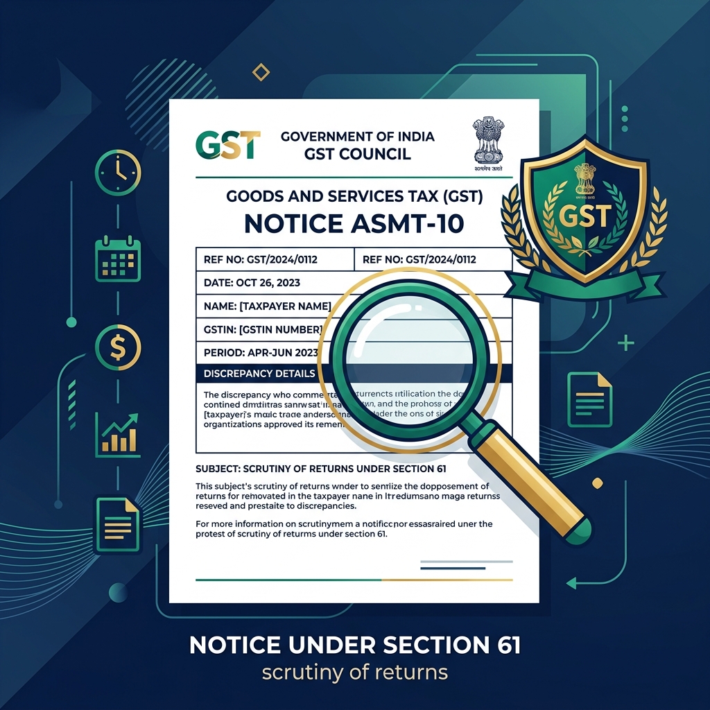 GST Notice ASMT-10