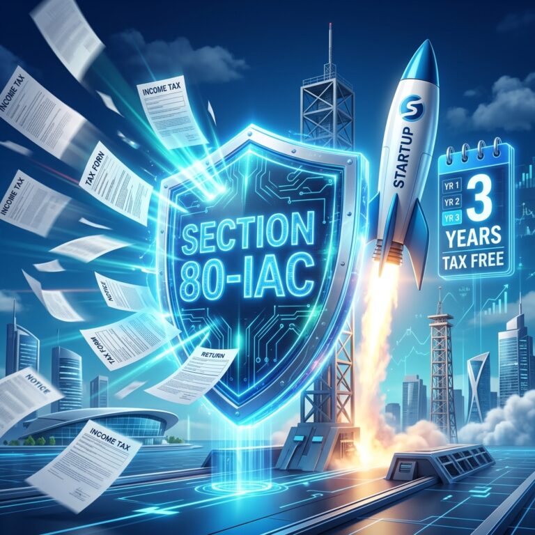 section 80-iac startup tax exemption 2026
